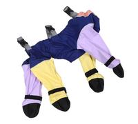 SEWOART Traje de Nieve para Perro con Botas Impermeables Multicolor Talla M, Abrigo Resistente al Viento y Frío con Correas Reflectantes para Paseo y Actividades al Aire Color Aleatorio
