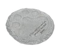 SEWOART Tumba Conmemorativa Mascota Lana mastica urna Gato conmemorativo Equipo petg Pets Decoración Dog Entierro lápida de Perro de Resina lápida sepulcral lápida del Perro del Patio Grey