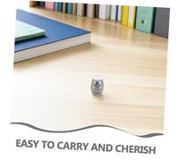 SEWOART Urna para Cenizas de Mascota Pequeña de Acero Inoxidable con Alas Guardianas Mini Contenedor Abierto para Recuerdos de Perro y Gato Caja Conmemorativa para Funeral y Entierro