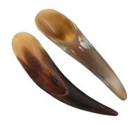 SEWOART Varilla de Masaje Facial y Corporal de Cuerno Natural Raspador de Acupuntura 7-22 CM Herramienta Portátil para Masaje Circulación Uso en Hogar y Viajes