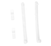 Sewroro 1 juego Rieles de Guía de Puerta Plástica para Gabinete Accesorios de Cajón Deslizadores de Muebles Resistente y Duradero Compatible con Diversos Muebles y Almacenamiento