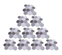 Sewroro 10 Piezas Hexagon Mirror Wall Sticker Self-adhesive Honeycomb Peel And Stick Wall Decor Stickers For Living And Bedroom