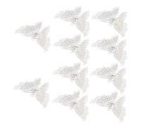 Sewroro 10 Piezas Material Horquilla Cabello Adornos de Horquillas Dijes de Mariposas Accesorios de Bricolaje Cabello Decoraciones de Materiales para Palitos