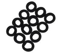 Sewroro 12 Gomas Elásticas Pelo Gruesas, Coletero Extensible de Cuerda Elástica Negro, para Moño y Recogidos, para Mujeres y Niñas, Viaje y Deporte