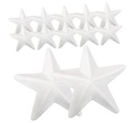 Sewroro 12 piezas Estrellas de Espuma Colgantes para Navidad Decoración DIY con Forma de Pentagrama Adornos Seguros y Multifuncionales para Manualidades y Árboles Navideños