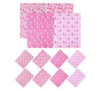 Sewroro 12 Piezas Papel de Obsequio para Ramos, Rosa, 27,6x20 Pulgadas, | Presentación y Decorativa, Uso Versátil en San Valentín y Propuestas, Estilo Romántico