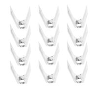 Sewroro 12 Tenedores para Asar Aves de Acero Inoxidable, Juego para Horno y Barbacoa Función Giratoria, Resistentes a Altas Temperaturas, Utensilios para Pollo Asado y Brochetas, Limpieza