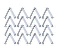 Sewroro 16 Rulos Grandes Cabello Pinzas Voluminizadoras sin Presión, Barras Flexibles para Permanente, Accesorios para Peinar Raíces y Crear Rizos Naturales en Casa