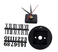 Sewroro 1Juego Kit de Mecanismos de Movimiento de Reloj DIY con Arábigos y Componentes de Reloj de Pared para Creación Personalizada Eje y Manecillas