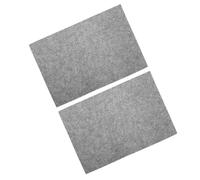 Sewroro 2 Alfombrillas de Fieltro para Caligrafía, Tapete de Escritorio Gris 40x60 Cm, Almohadilla Gruesa de Lana para Práctica de Escritura China y Pintura, Accesorio Escolar