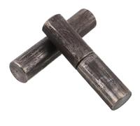 Sewroro 2 Piezas Bisagras de Puerta de Acero Negro para Chimenea Diseño de Barril, Compatibles Versátiles y Funcionamiento Silencioso para Puertas Batientes y Cercas de Cadena