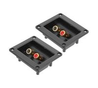 Sewroro 2 Piezas de para Altavoz de Abs y Aleación para Cajas Acústicas Conectores para Subwoofer y Altavoces Domésticos