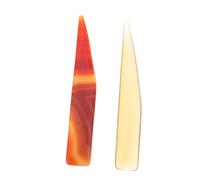 Sewroro 2 piezas Herramientas de Pulido con Cuchillo de para Joyería Bruñidor Profesional de Superficie Lisa Duradero y Cómodo para de Anillos y Pulseras Color Aleatorio Color Aleatorio