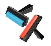 Sewroro 2 Piezas Rodillo de Diy para Proyectos de Arte de Rodillo Azul Rojo para Aplicar Diamantes Lienzo Herramienta de Manualidades para Adultos