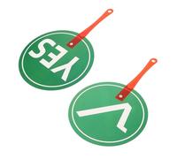 Sewroro 2 Piezas Tableros de Respuesta Interactivos para Clase de Inglés de de Interacción para Estudiantes y Maestros con Símbolos No y Falso de Aprendizaje para Educación Temprana