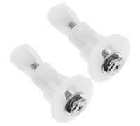 Sewroro 2 piezas Tornillos de Fijación para Tapa de Inodoro de Tornillos de Expansión de Hierro con Arandela Accesorios para Baño Resistentes y Duraderos