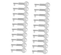 Sewroro 20 Piezas de Parada de Emergencia Tipo de Metal para Sistemas de Alarma Claves de Reemplazo para Interruptores de Parada Compatible con Funciones de Reseteo y Uso Múltiple Entornos