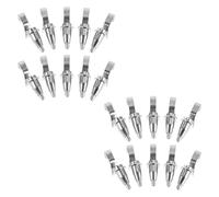 Sewroro 20piezas Ganchos para Colgar Obras de Arte de Aleación de Zinc Unidades Perchas de Cable Ajustables para Galerías de Arte y Exhibiciones de Cuadros