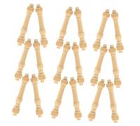 Sewroro 24 Piezas Accesorios Realistas sin Acabado para Muebles Miniatura