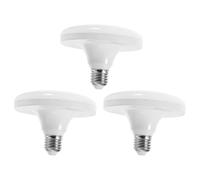 Sewroro 3 Piezas Bombilla LED USB de Alta Potencia E27 para Iluminación de Área Instalación Rápida y Diseño Plano Adecuado para Uso Comercial E Industrial