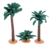 Sewroro 3 Piezas Simulación de Árboles y Césped Miniatura Modelo de Plantas para Maquetas y Paisajes Adornos Decorativos Realistas para Interiores y Manualidades
