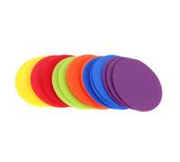 Sewroro 30 piezas Marcadores de Alfombra Redondos Señalizadores Educativos Duraderos para Aula y Yoga para Preescolar y Actividades Infantiles