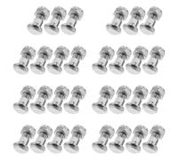 Sewroro 30 Tornillos de Bisagra de Acero Inoxidable para Podadora Manual, Repuesto Ajustable para Cortador de Ramas Frutales, Kit de Reparación Resorte para Jardín y Mantenimiento