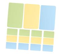 Sewroro 300 Piezas Tarjetas de Índice Papel para Aprendizaje de Tarjetas para Mensajes Notas y Arte de Manualidades Colores Amarillo Verde y Azul
