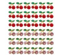 Sewroro 36 Adornos de Cereza para Uñas, Amuletos de Nail Art, 3D Pinzas, Aleación, 36 Piezas