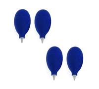 Sewroro 4 Bolas de Soplado de Silicona para Limpieza de Cámaras Soplador de Polvo Azul para Suculentas y Lentes Herramienta de Succión Práctica para Eliminar Polvo en Fotografía y