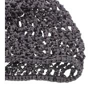 Sewroro 4 Gorros de Red Tejidos de Crochet para Mujer - Redecillas Transpirables para Dormir y Moños de Ballet - Cobertores Ligeros y Elásticos Negro Gris Rosa y Azul Lago - Protección