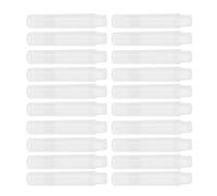 Sewroro 40 Fundas Transparentes para Tizas de Plástico Reutilizables Porta Tiza Antipolvo Accesorio Escolar para Profesores y Aulas Soporte Ligero Adecuado para Enseñanza y Dibujo