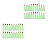 Sewroro 40 Piezas Dediles de Plástico Verde Que Brillan Oscuridad para Halloween, Reutilizables, Ideales para Decoración de Terror y Cosplay de Uñas Postizas