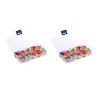 Sewroro 480 Piezas Botones de Nailon de Dibujos Animados en Caja para Coser y Manualidades, Diseño Único y Tacto Cómodo, Ideales para Ropa Infantil y Proyectos Hechos Color Aleatorio