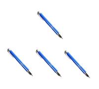 Sewroro 4piezas Bolígrafo De Metal Reutilizable Luz Led Diseño Ergonómico Recarga Fácil y Uso Prolongado para Oficina y Escritura Diaria