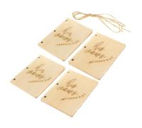 Sewroro 4piezas Libro de Votos Matrimoniales de Madera Cuaderno de Votos para Boda y Compromiso de Papel Kraft Artesanal para Diario de Boda