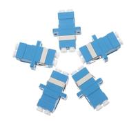 Sewroro 5 Piezas Adaptador de Fibra Óptica LC Conector de Fibra Óptica para Conexiones de Adaptador de Cable de Conexión para Componentes