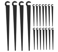 Sewroro 50 Estacas para Riego por Goteo de 4/7 Mm, Soporte Fijo de Abs Resistente de 11 Cm, Accesorio para Jardín, Huerto y Césped, Herramienta de Anclaje para Sistema de Riego Automático