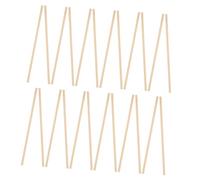Sewroro 50 Piezas Bambú Natural Varillas para Manualidades Diy y Arquitectónicos Palos Resistentes para Proyectos de Paisajismo y Decoración