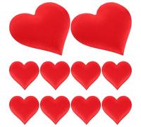 Sewroro 500 Pétalos de Confeti de Esponja en Forma de Corazón Rojo 500 Piezas para Decoración de Bodas Fiestas de San Valentín y Eventos Románticos Decoraciones de Corazones Pequeños