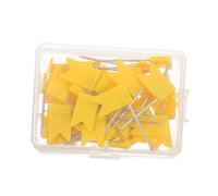 Sewroro 50piezas Pins De Bandera De De Chinchetas Decorativas para y Viaje Tachones De Pared