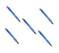 Sewroro 5piezas Bolígrafo Led Metálico Reutilizable para Oficina Diseño Ergonómico y Resistente Golpes para Escritura y Lectura Estación De Oficina