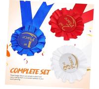 Sewroro 6 Piezas Cintas de con Set de Cintas para Primer Segundo y Tercer Lugar Diseño Elegante y Duradero para Eventos Deportivos y Competencias