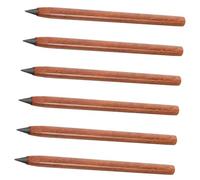 Sewroro 6 piezas Lápices Eternos de Madera sin Necesidad de Afilar Duraderos y Reutilizables para Dibujo Escritura y Escolar Oficina y