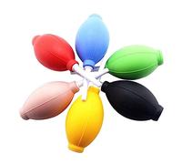 Sewroro 6 piezas Sopladores de Aire para Limpieza de Aire Comprimido para Eliminar Polvo y Teclados Soplador de Alta Elasticidad Rojo Verde Azul Negro Rosa