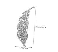 Sewroro 6 Piezas Unidades de Apliques de Strass Forma de Adhesivos con Base de Pegamento Térmico Decoraciones Brillantes para Ropa Sombreros Bolsos y Accesorios Diy con Brillo Elegante y