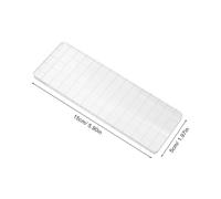 Sewroro 7 Piezas Bloques Acrílicos Transparentes para Sellos Herramienta DIY para Manualidades con Líneas Guía Accesorio Resistente y Cómodo para Estampado Preciso