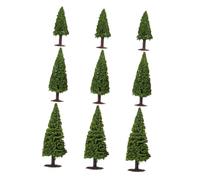 Sewroro 9 Piezas Miniature Model Landscape Trees Realistic Tiny Figurines For DIY Crafts Urban Planning Garden Design