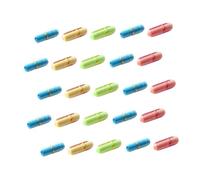 Sewroro 99piezas Botella de Píldora del Amor Transparente de Papel para Obsequio Minicápsulas para Mensaje de Deseo para DIY de Fiesta de Cumpleaños Amistad