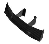 Sewroro Alerón Trasero Automático Mini, Alerón de Maletero, Negro, Fibra de Carbono Simulada, Resistente Temperatura, Protege Matrícula, para Coche Drift